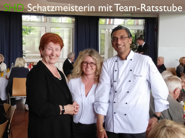 Renate mit Team