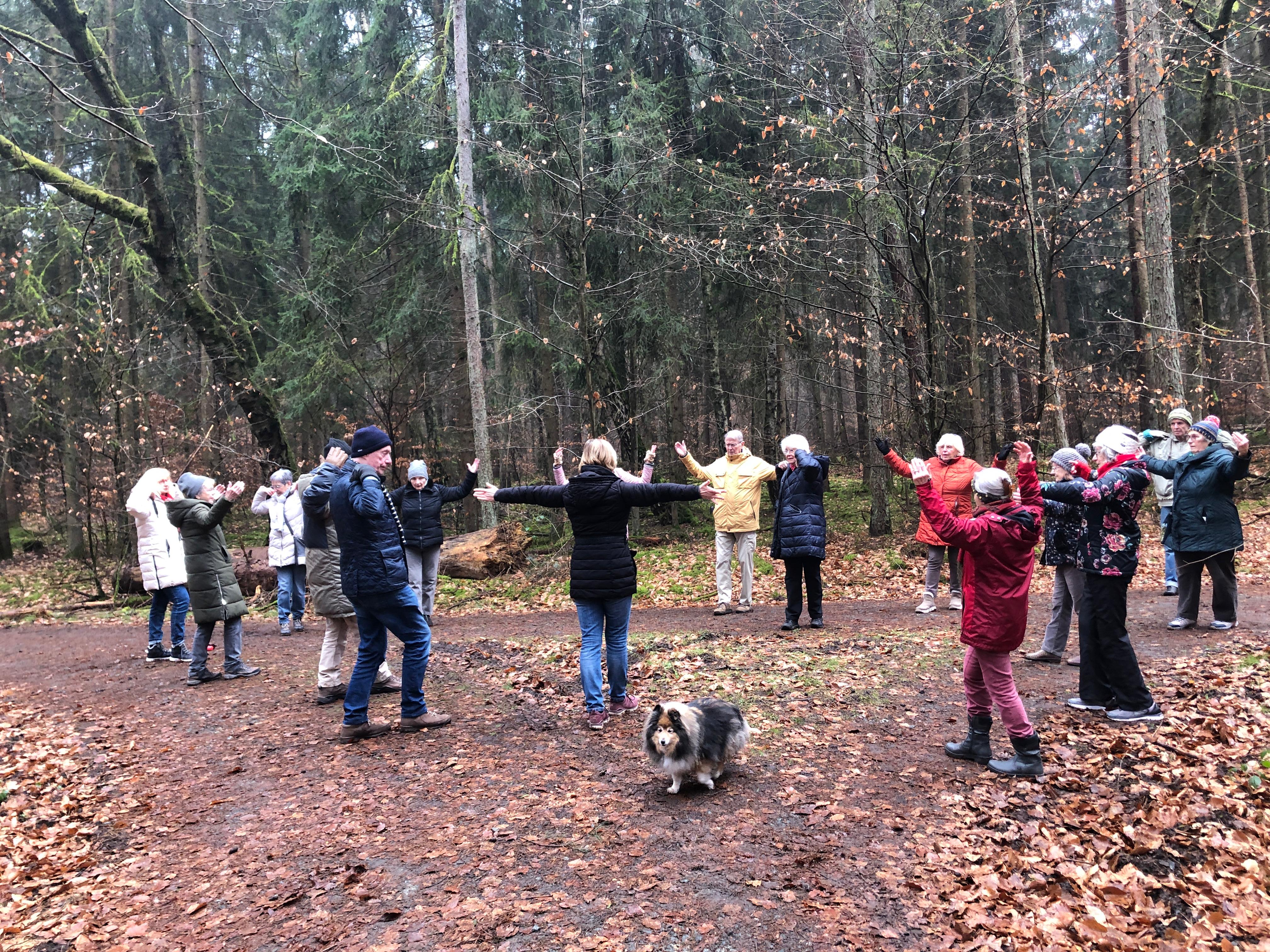 Wandergruppe im Februar 2025